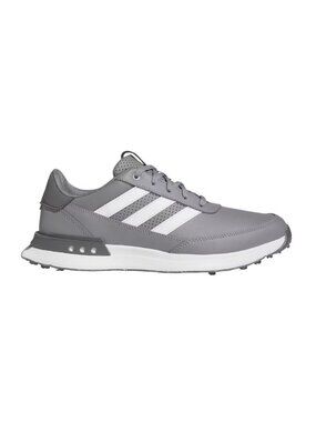 adidas S2g 24 - Size 10 Mens Leather Spikeless Golf Shoes Grey White IE3320 NEW